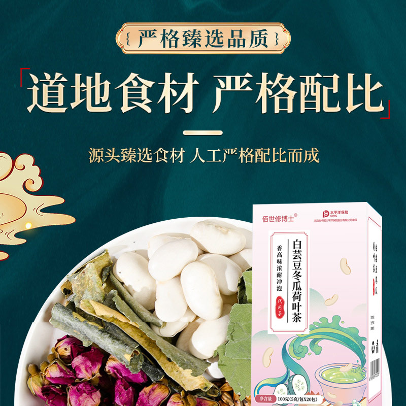 白蕓豆冬瓜荷葉茶
