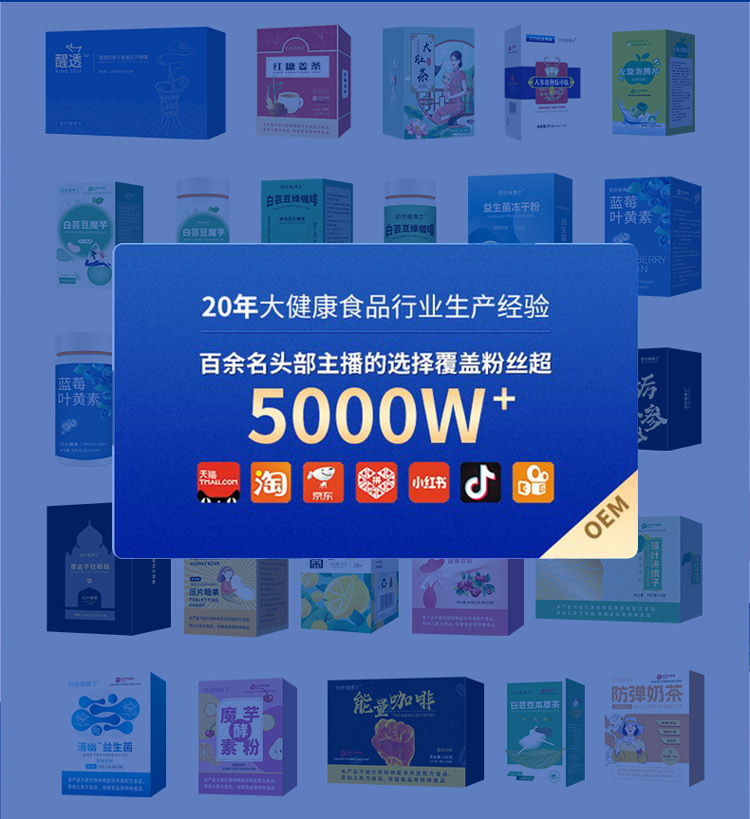 公司擁有大健康保健食品生產經驗