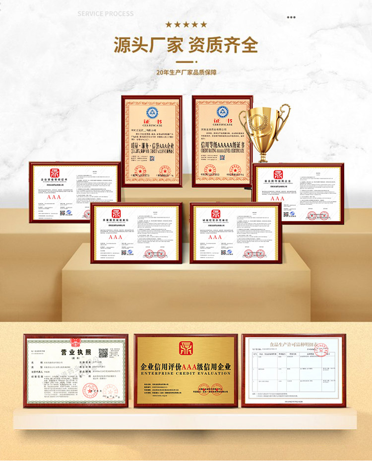 公司擁有眾多產品榮譽資質及證書