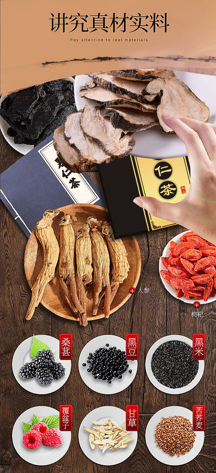 男任茶精選9大優質藥食同源食材